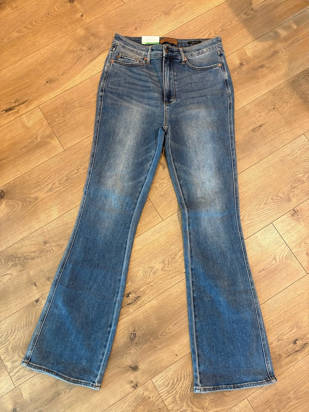 Judy Blue Bootcut Mid Rise Jeans Womens 13/31 Blue Medium Wash Stretch Pockets